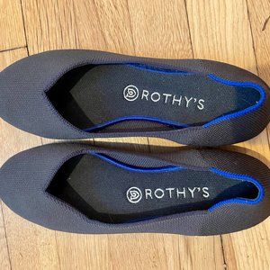 Rothy's Black Flats Size 9.5